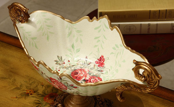 Bình cắm hoa ovan vàng 02 tại TpHCM